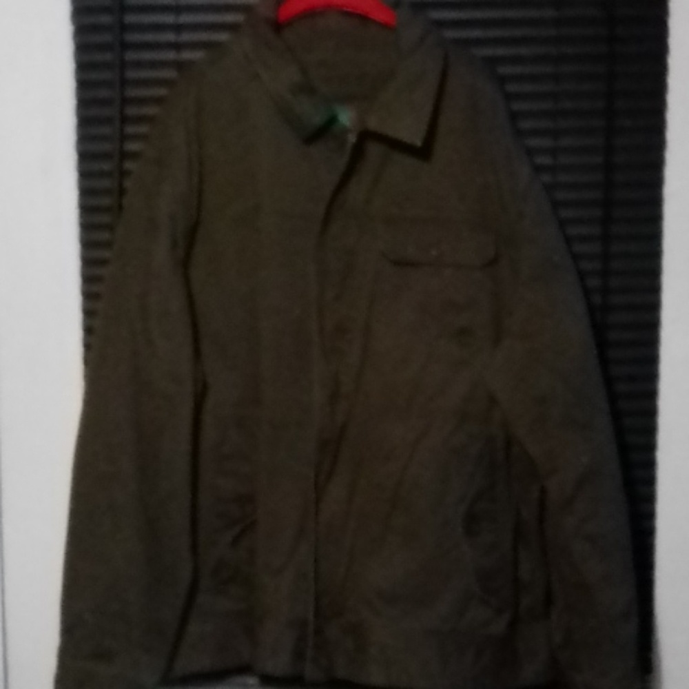 Army green timberland denim jacket